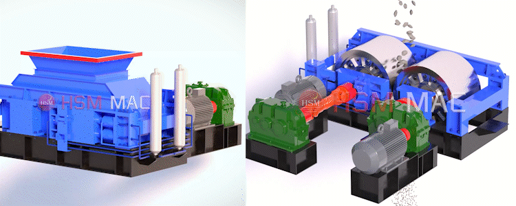 大理石液壓對輥破碎機(jī) 大理石液壓對輥破碎機(jī)